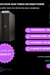 Ordinateur Fixe Reconditionné - DELL - Precision 5810 Tower/Xeon E5-1650 V3/32GB RAM/256GB SSD/Nvidia Quadro K4200 4Go