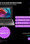 Ordinateur Portable Reconditionné -  HP ZBook 15 G6 AZERTY 15" FHD i7-9850H 32 Go RAM 512 Go SSD Nvidia Quadro T2000 4 Go