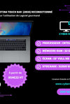 Ordinateur Portable Reconditionné -  MacBook Pro Retina TouchBar 15" i7 2,6 Ghz 32 Go RAM 512 Go SSD (2018) GOOD