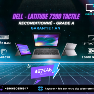 Dell Latitude 7200 Tactile Reconditionné – Grade A