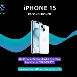 iPhone 15 Pro reconditionné GRADE A+